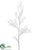 Brushwood Twig Branch - White - Pack of 12