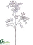 Silk Plants Direct Silver Dollar Spray - Brown Whitewashed - Pack of 6