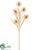 Allium Spray - Gold - Pack of 24