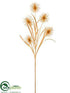 Silk Plants Direct Allium Spray - Gold - Pack of 24