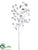 Lunaria Spray - Silver - Pack of 24