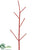Twig Branch - Red Glittered - Pack of 12