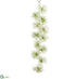 Silk Plants Direct Glittered Hanging Vine - Mint - Pack of 12