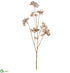 Silk Plants Direct Snowed Sedum Spray - Brown Light - Pack of 6