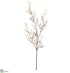 Silk Plants Direct Snowed Twig Spray - Brown Light - Pack of 12