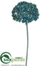 Silk Plants Direct llium Spray - Teal - Pack of 12