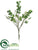 Jingle Bells Spray - Green - Pack of 12