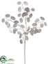 Silk Plants Direct Leaf Spray - Silver - Pack of 12