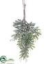Silk Plants Direct Leaf Bundle - Green Glittered - Pack of 24