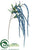 Amaranthus Spray - Blue - Pack of 12