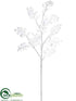 Silk Plants Direct Leaf Spray - White - Pack of 24
