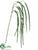 Hanging Willow Spray - Green Glittered - Pack of 12