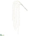 Silk Plants Direct Faux Twig Hanging Spray - White - Pack of 4