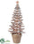 Snowflake Tree - Brown - Pack of 4