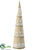 Cone Topiary - Natural White - Pack of 6