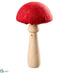 Silk Plants Direct Mushroom - Red Natural - Pack of 2