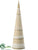Cone Topiary - Natural White - Pack of 2