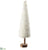 Snowed Cone Topiary Table Top - White - Pack of 6