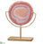 Agate Stone Table Top - Pink Gold - Pack of 4