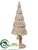 Cone Tree Topiary - Gray Whitewashed - Pack of 1