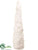 Cone Topiary - White - Pack of 2