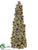 Moss Pine Cone Topiary - Brown Green - Pack of 2