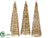 Pearl Cone Topiary - Gold Pearl - Pack of 1