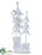 Tree - White - Pack of 6