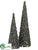 Cone Topiary - Peacock - Pack of 2