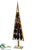 Pine Cone Tree Topiary - Brown Gold - Pack of 8