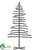 Christmas Tree - Brown - Pack of 2