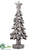 Tree Topper - Silver Antique - Pack of 2