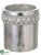 Cement Pot - Silver - Pack of 4