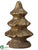 Terra Cotta Tree - Gold Antique - Pack of 6