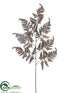 Silk Plants Direct Leather Fern Spray - Bronze - Pack of 12