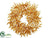White Ash Wreath - Gold Glittered - Pack of 2