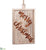Merry Christmas Wall Decor - Rust Beige - Pack of 2