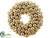 Ornament Ball Wreath - Gold - Pack of 1