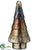 Crackle Glass Tree - Gold Antique - Pack of 2