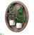 Pine Tree Frame, Wall Decor - Green - Pack of 2