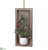 Ming Pine Tree Hanging Wall Decor - Green Gray - Pack of 3