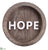 Hope Wall Decor - White Brown - Pack of 4