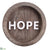 Hope Wall Decor - White Brown - Pack of 4