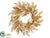 Bay Leaf Wreath - Gold Gold - Pack of 2