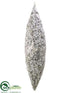Silk Plants Direct Hanging Beaded Ice Vine Finial - White - Pack of 1