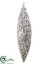 Silk Plants Direct Hanging Beaded Ice Vine Finial - White - Pack of 1