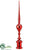 Finial - Red - Pack of 1