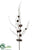 Pine Cone Branch - Brown Ice - Pack of 2