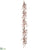 Iced Rosehip Garland - Red - Pack of 4