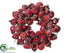 Silk Plants Direct Fruit Wreath - Red Snow - Pack of 1